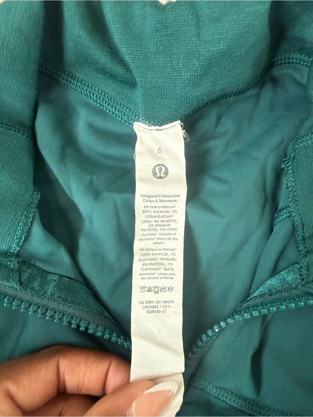 lululemon athletica Deep Teal High-Rise Align Leggings with Jacket & Sports Bra - Picture 2 of 3